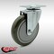 Service Caster 5 Inch SS Gray Polyurethane Wheel Swivel Top Plate Caster SCC-SS20S514-PPUB - alternate 3